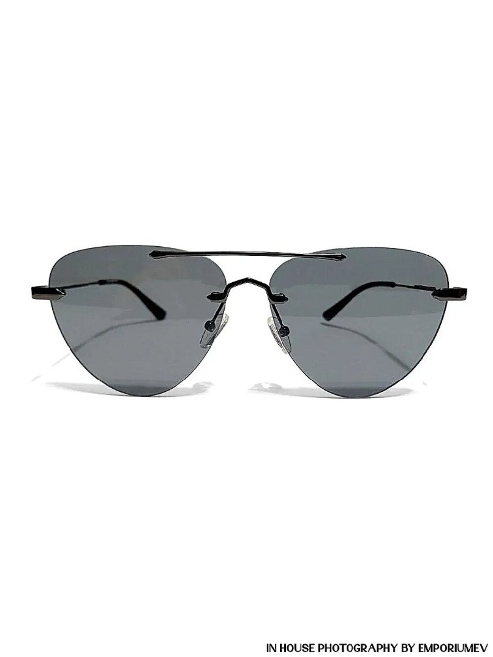 McQ By Alexander McQueen Smoke Dark Grey Black Sunglasses MQ0225SA